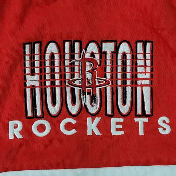 Vintage Y2K Houston-Rockets Jacket 2XL 27x30 Black Red - Picture 12 of 16